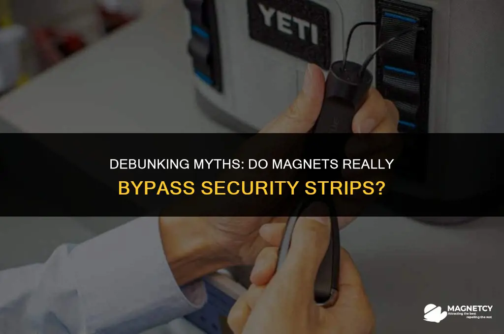 do magnets not work against security strips