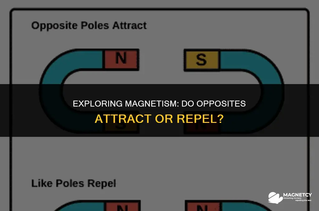 do magnets positive and negative atrack or repel