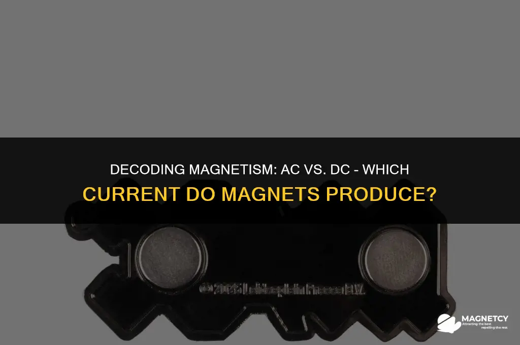 do magnets produce direct current or alternating current
