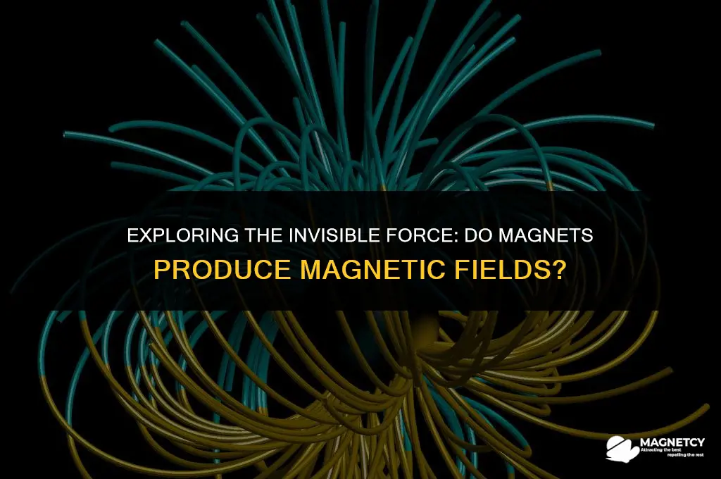 do magnets produce magnetic fields