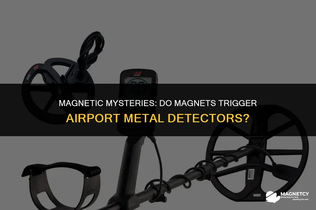 do magnets set off airport metal detectors