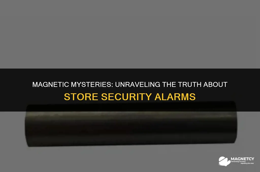 do magnets set off store security alarms