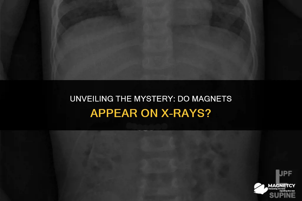 do magnets show up on x-rays