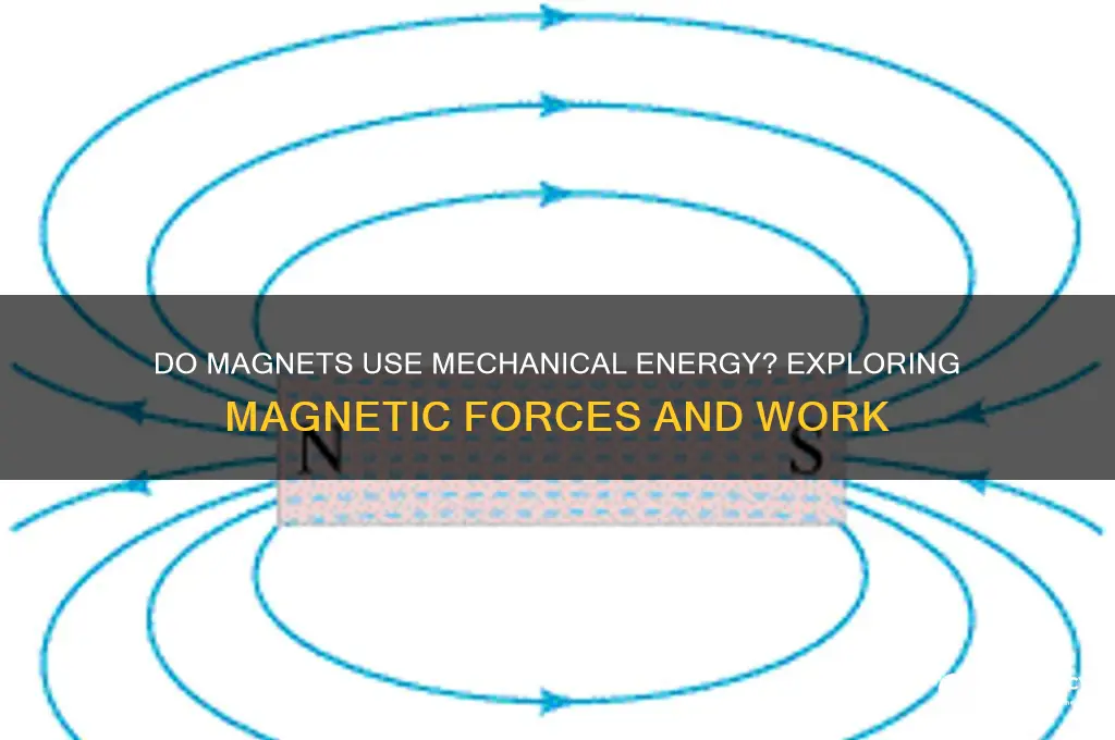 do magnets use mechanical energy