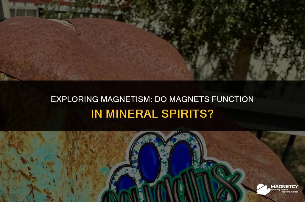 do magnets work in mineral spirits