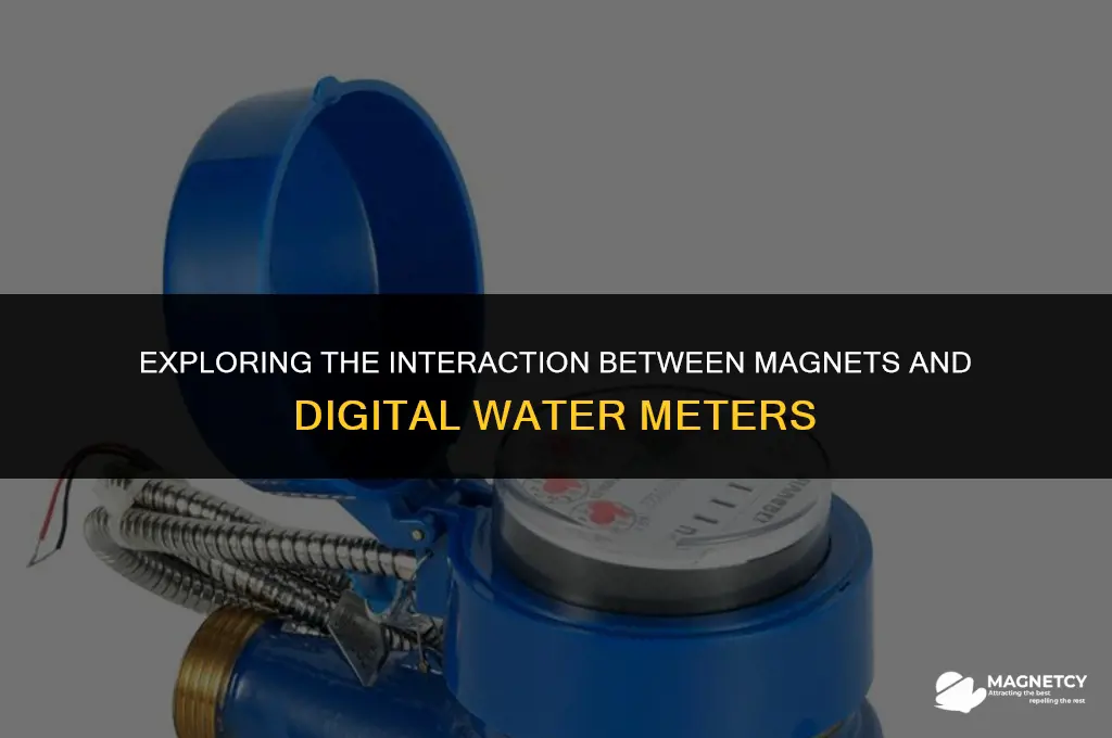 do magnets work on digital water meters