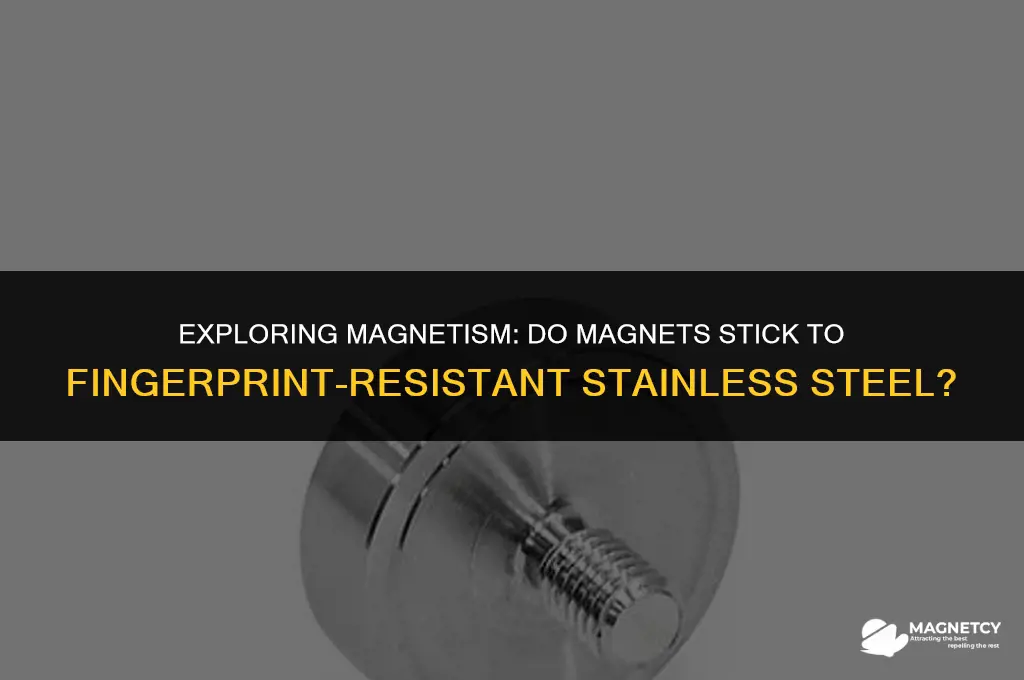 do magnets work on fingerprint resistant stainless steel