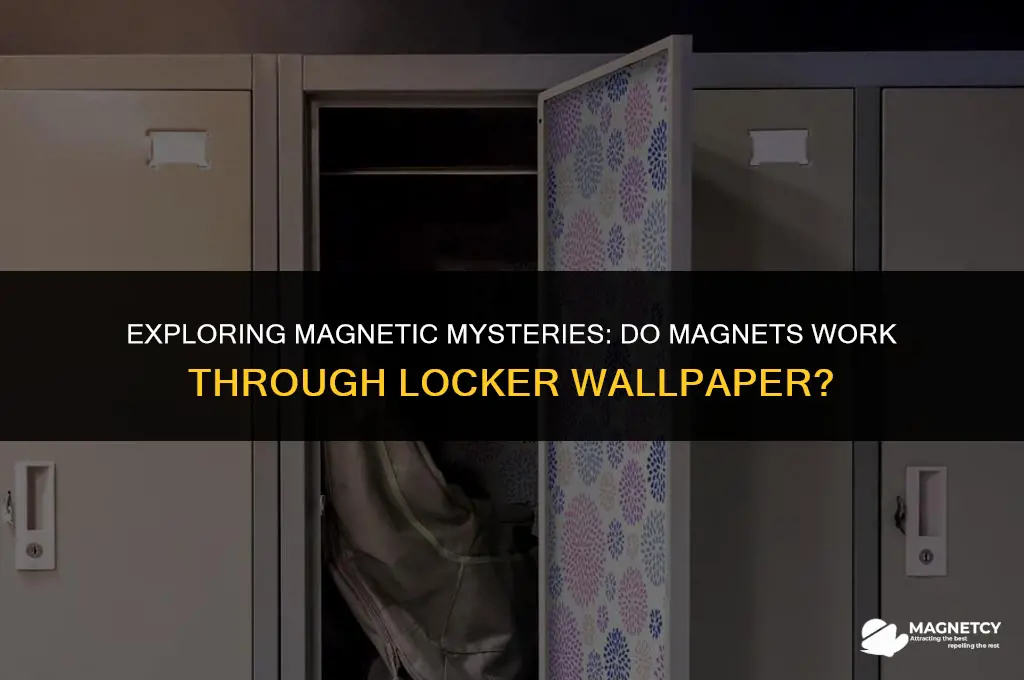 do magnets work through locker wallpaper