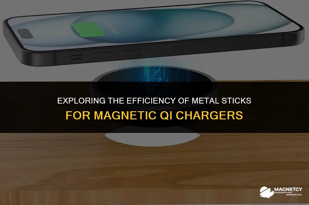 do metal stick on for magnetic qi chargers work