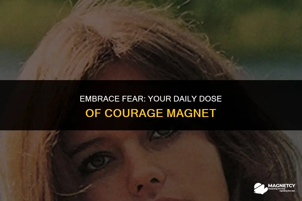 do one thig everyday that scares you magnet