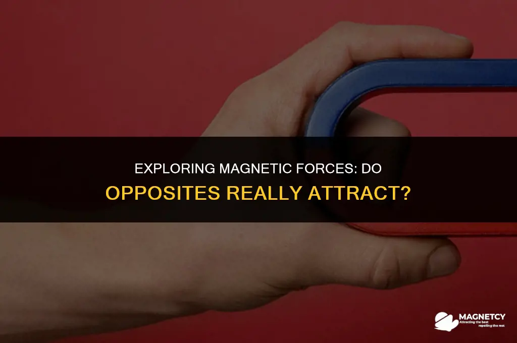 do p0ostitive magnets and negative magnets atrackt