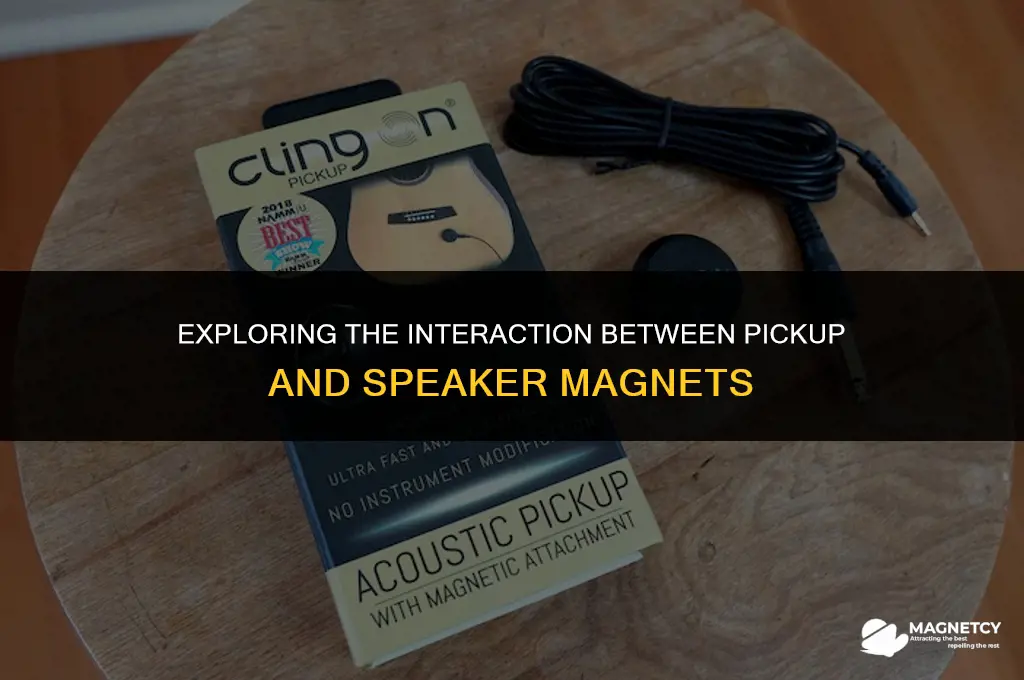do pickup magnets respond with speaker magnets