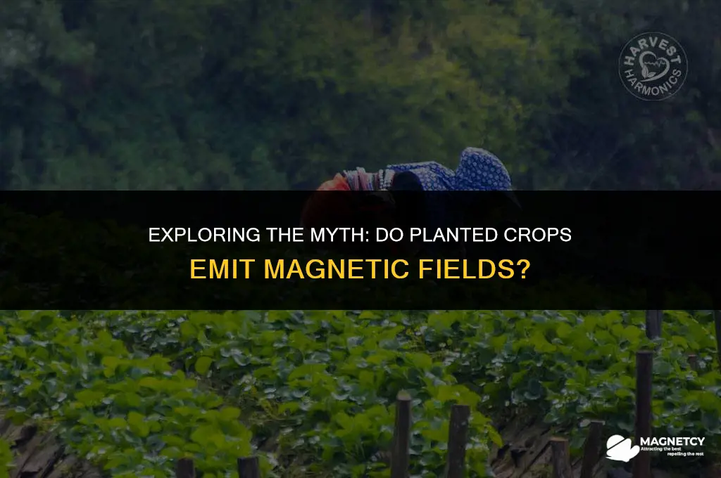 do planted produce magnetic fields