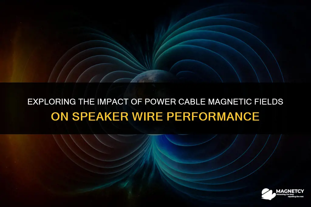 do power cables magnetic field impact speaker wire