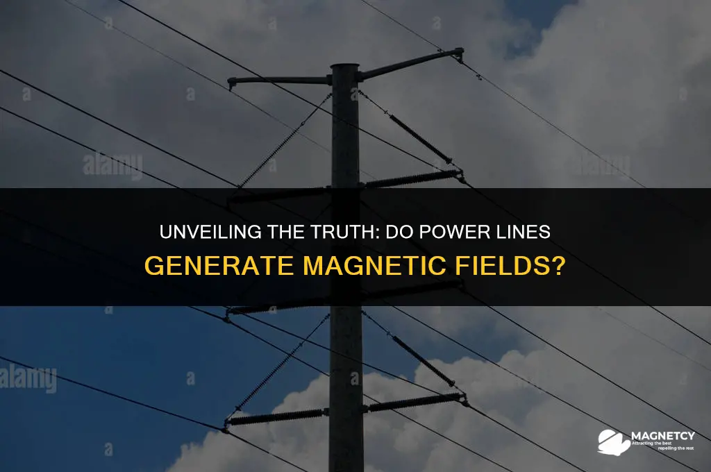 do power lines create magnetic fields