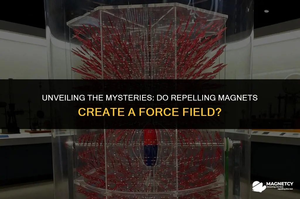 do repeling magnets create a force field