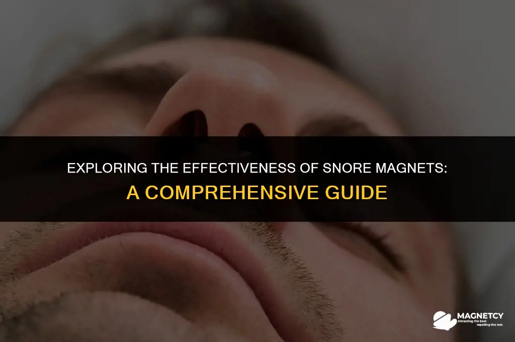 do snore magnets work