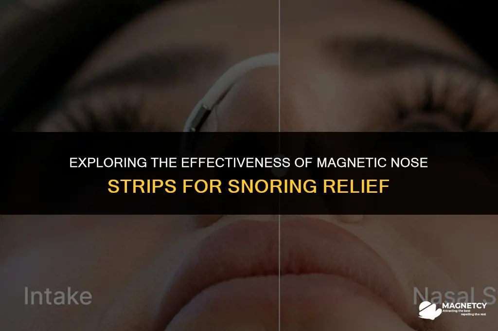 do snoring magnetic nose lips really work