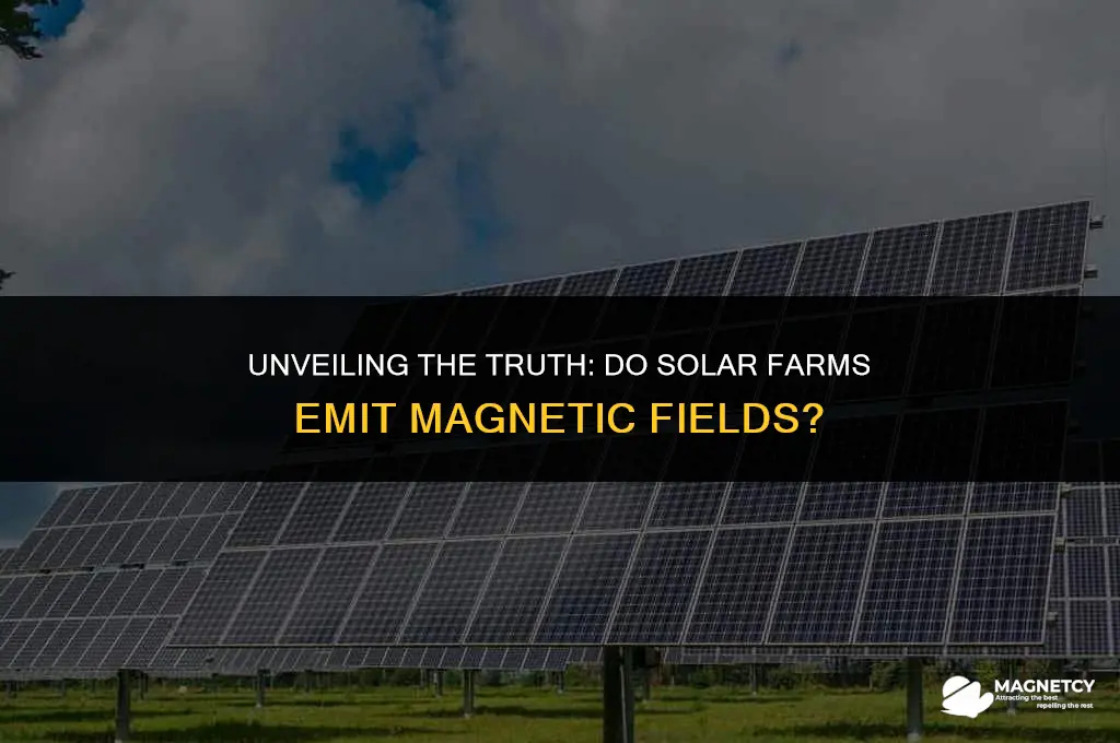 do solar farms generate magnetic fields