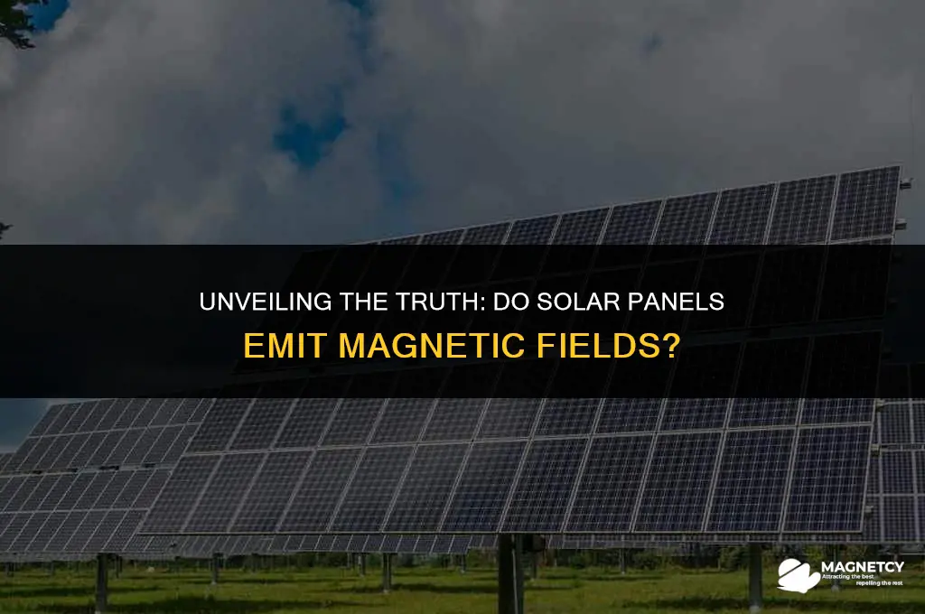 do solar panels create a magnetic field