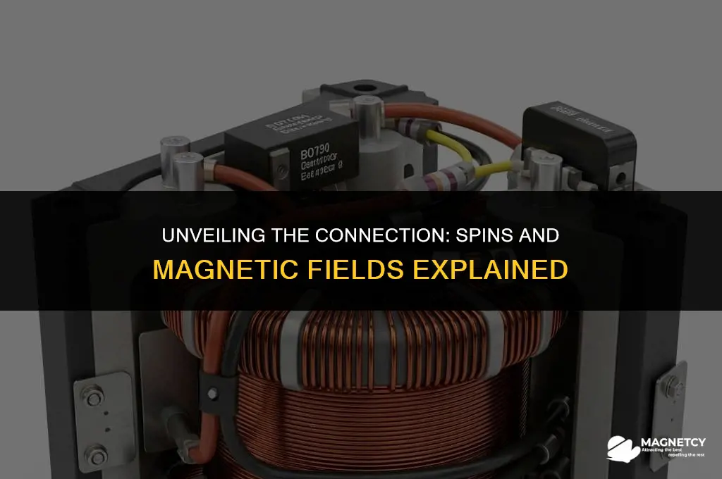 do spins produce magnetic field