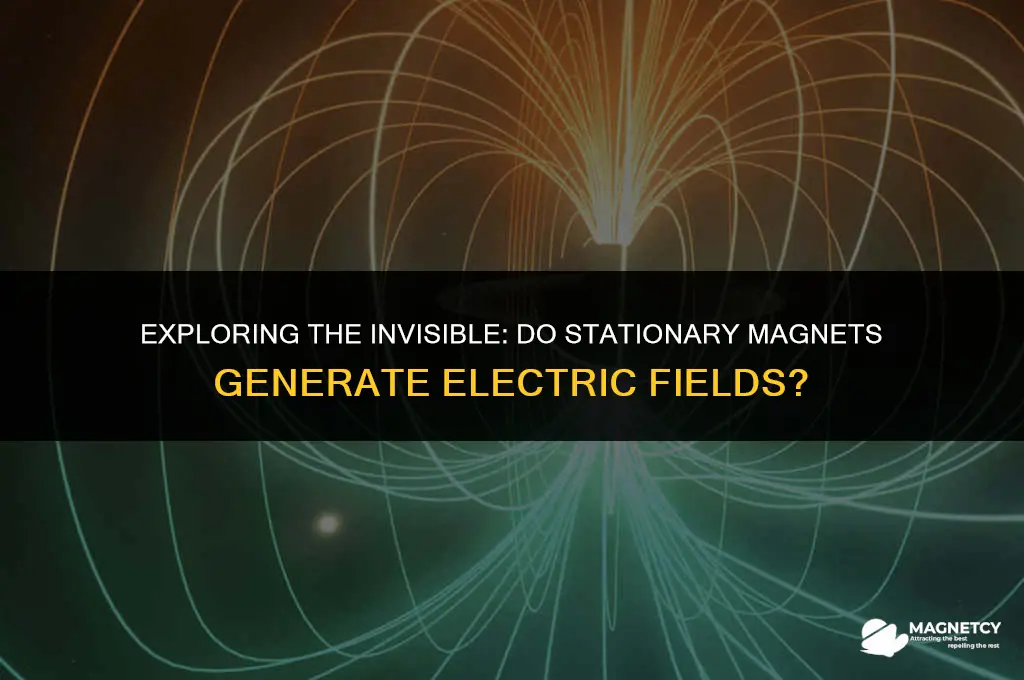 do stationary magnets produce electri fields