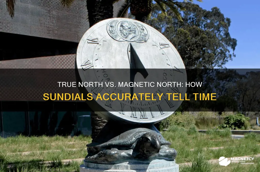 do sundials use true or magnetic north