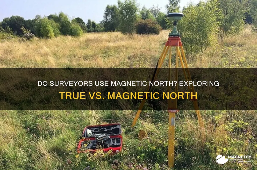 do surveyors use magnetic north