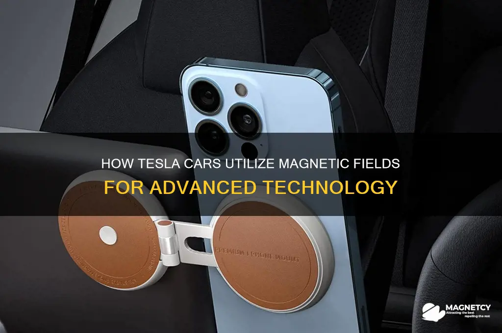 do tesla car use magnetic fields