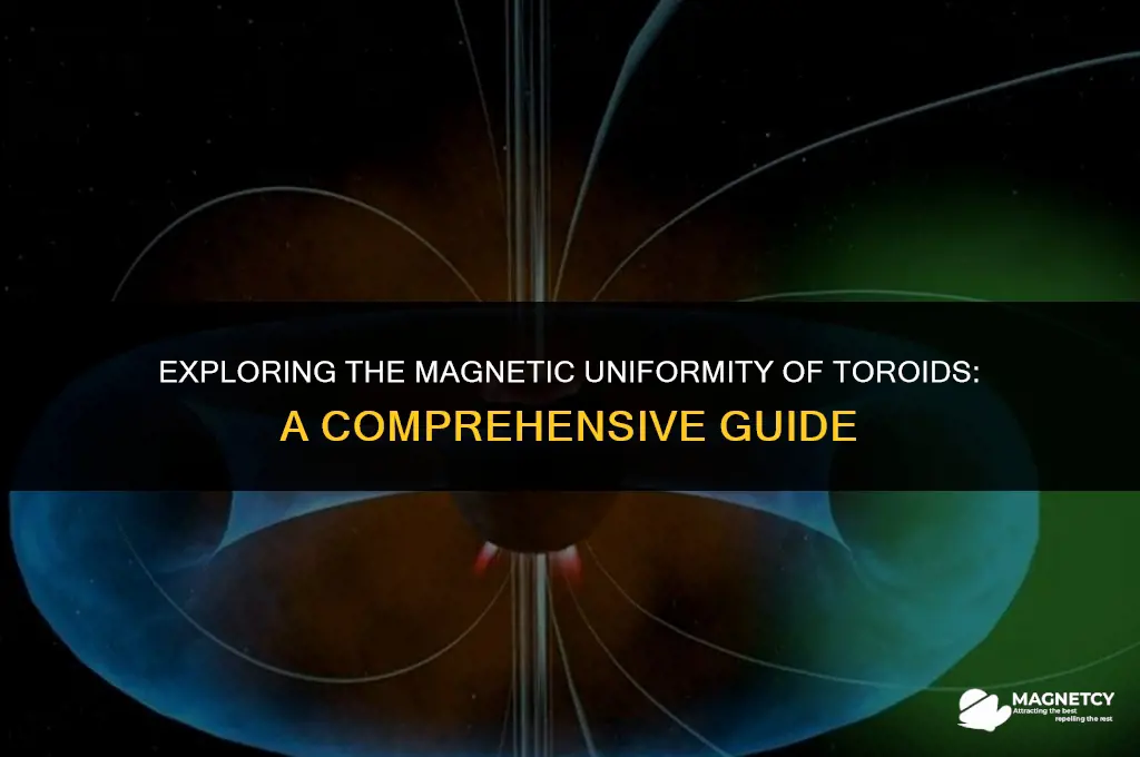 do toroids make uniform magnetic fields