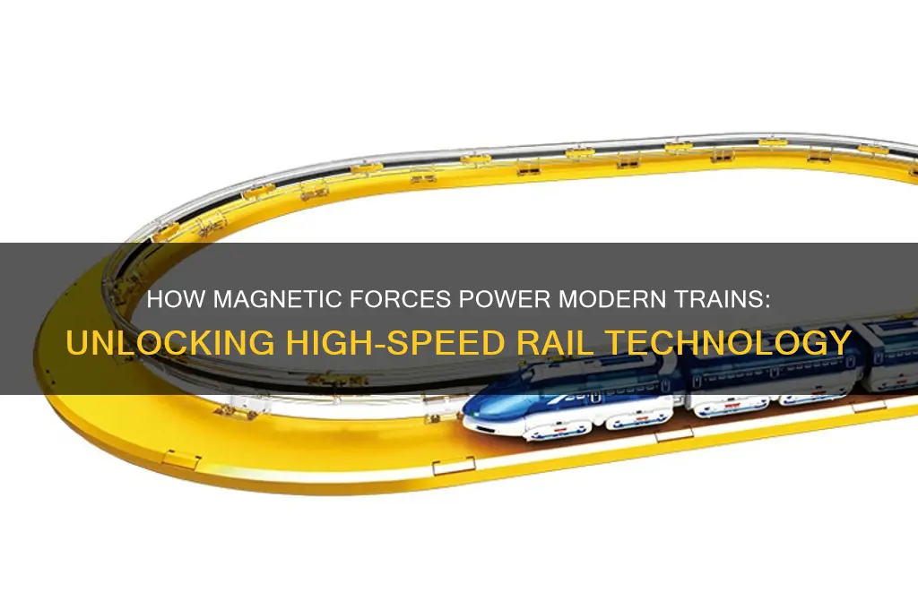 do trains use magnetic forces
