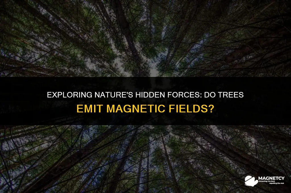 do trees emit magnetic fields