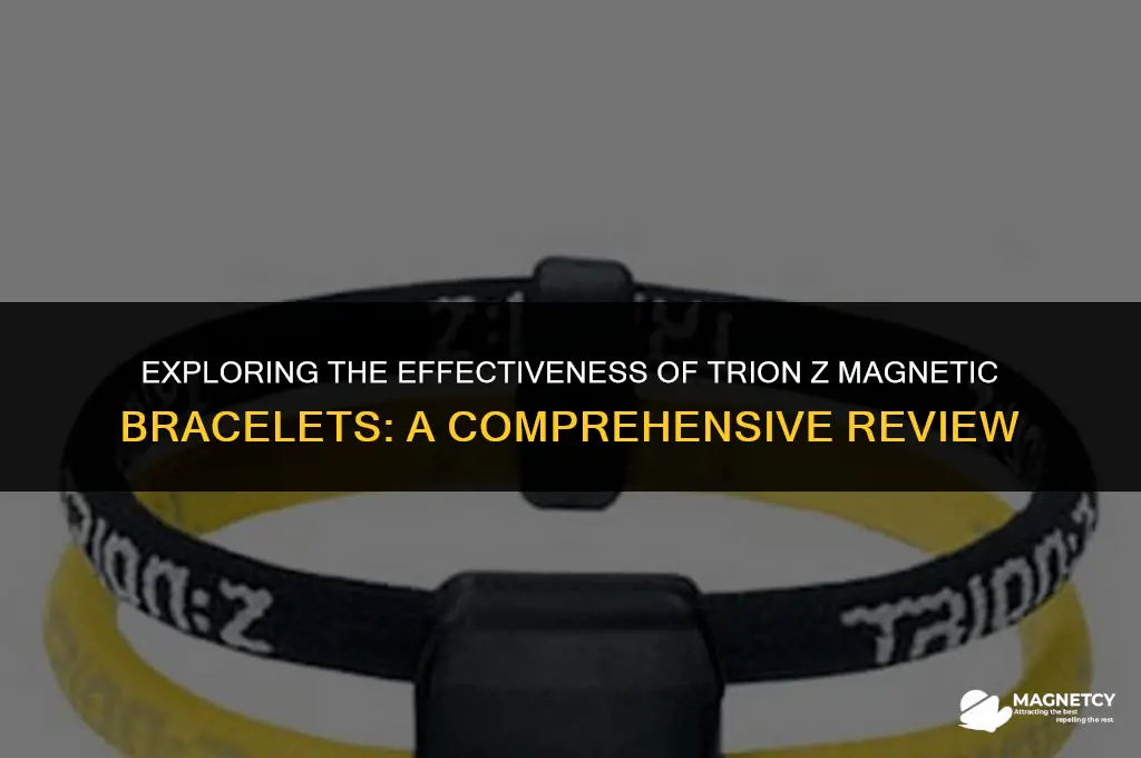 do trion z magnetic bracelets work