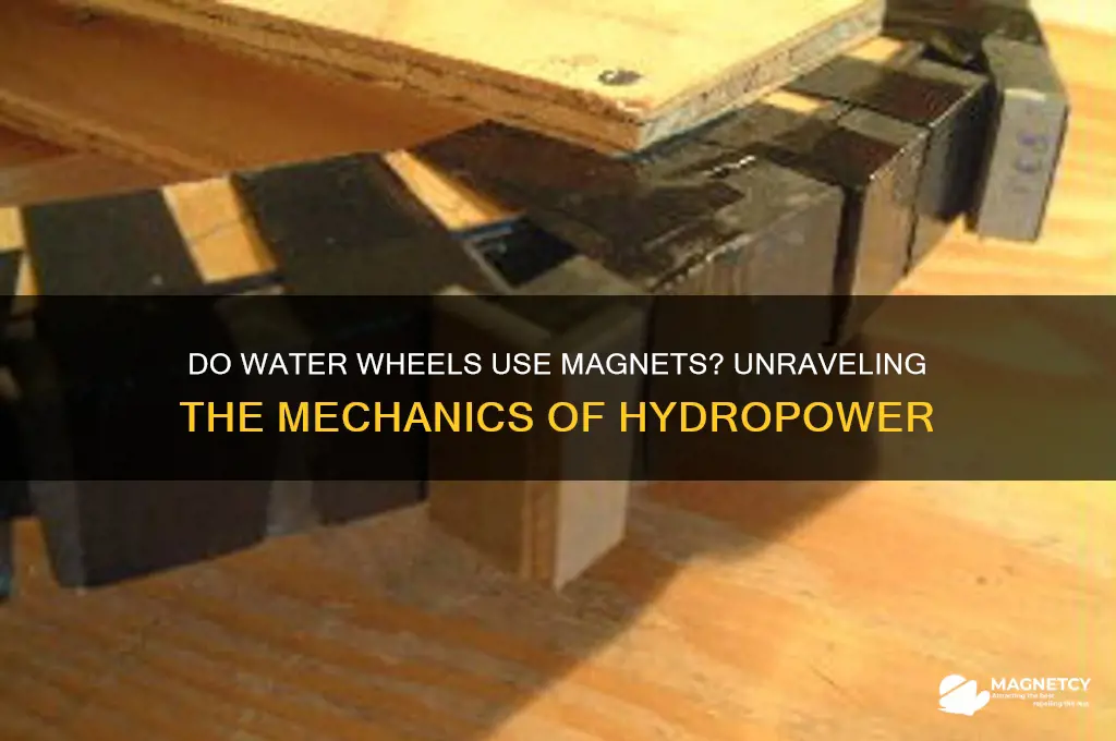 do water wheels use magnets