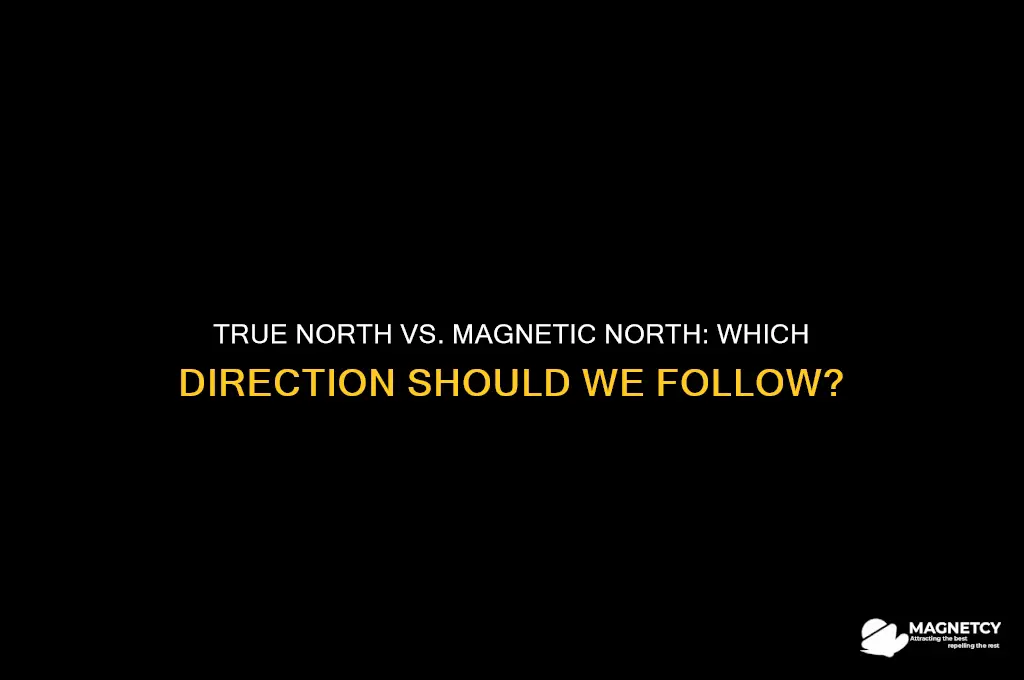 do we use true north or magnetic north