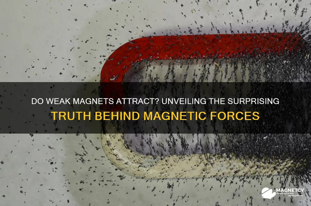 do weak magnets attract
