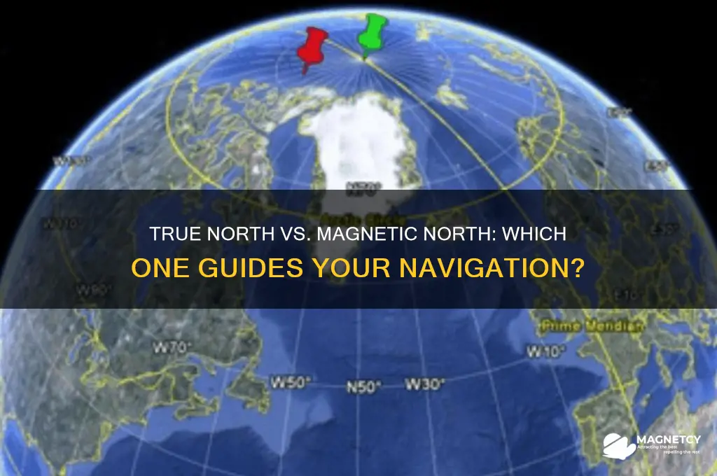 do you use true north magnetic north