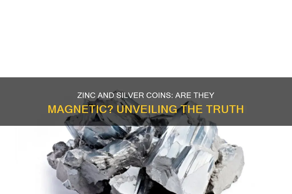 do zinc & silver coins attract magnet