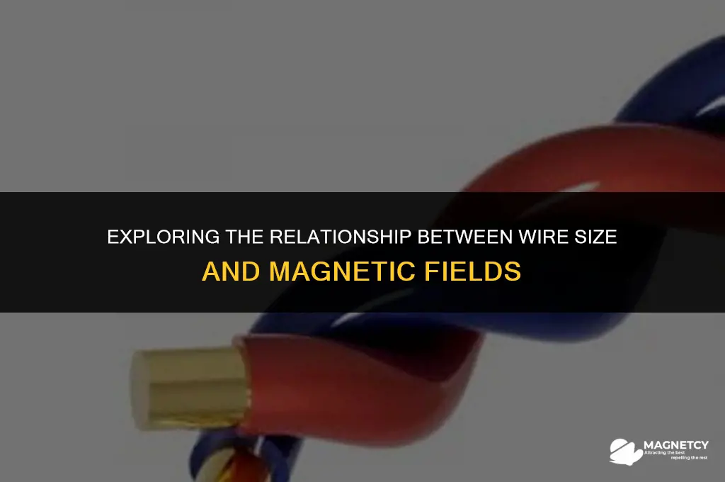 does a bigger wire generate magnetic field
