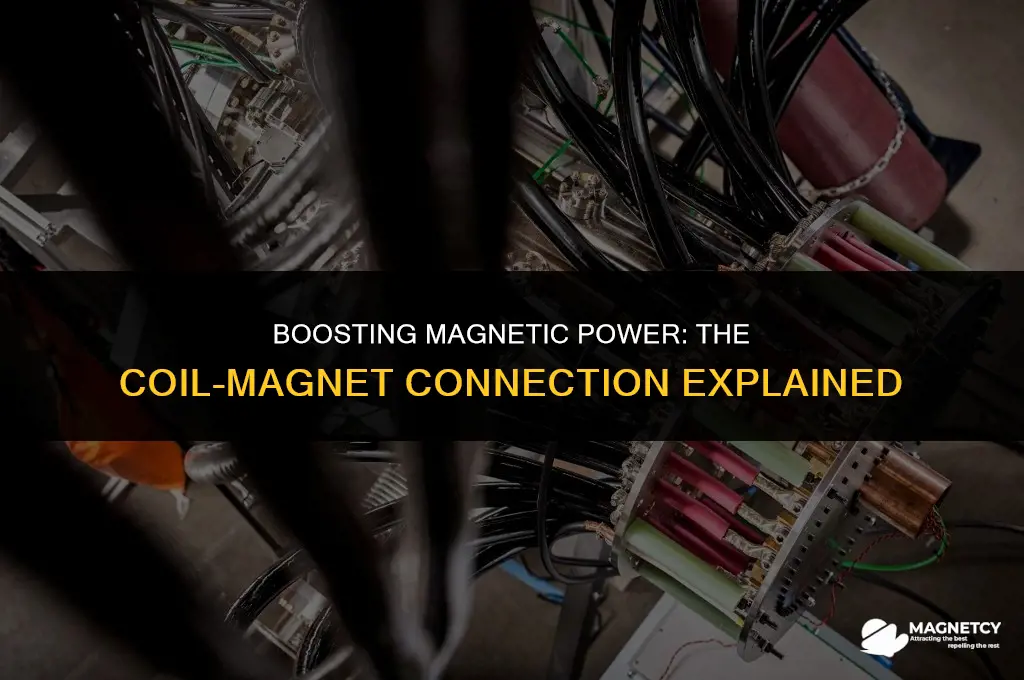 does a coil around a magnet make it stronger
