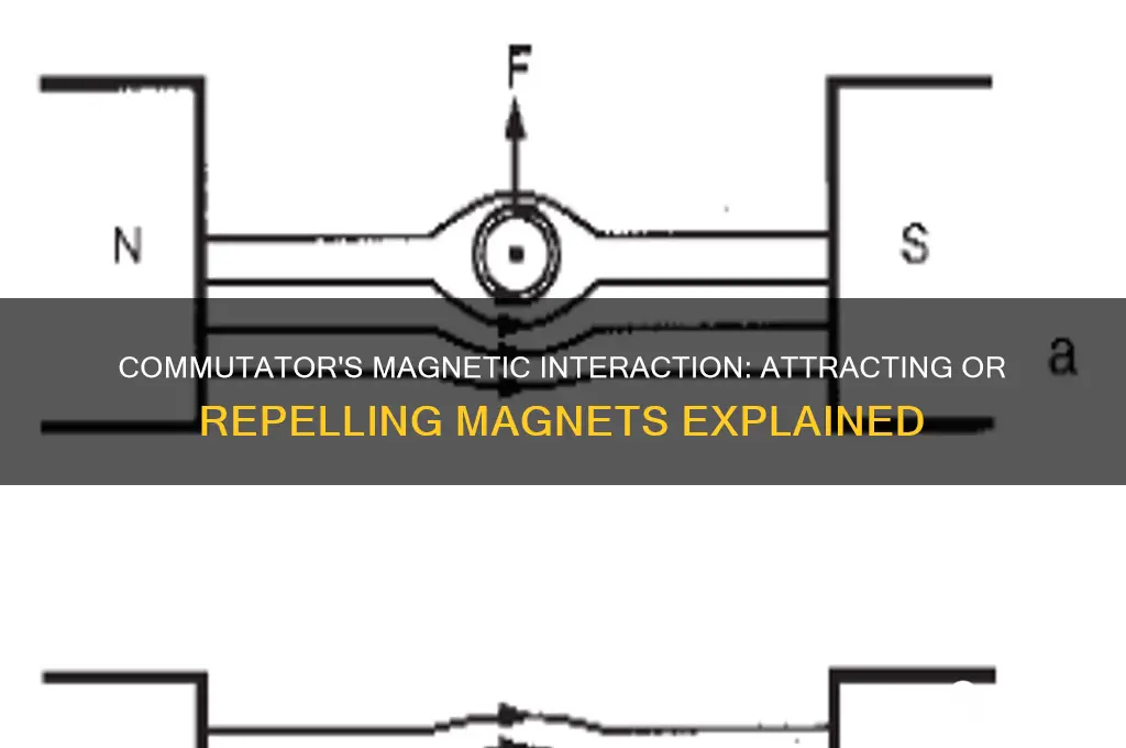 does a commutator attract and repel magnets
