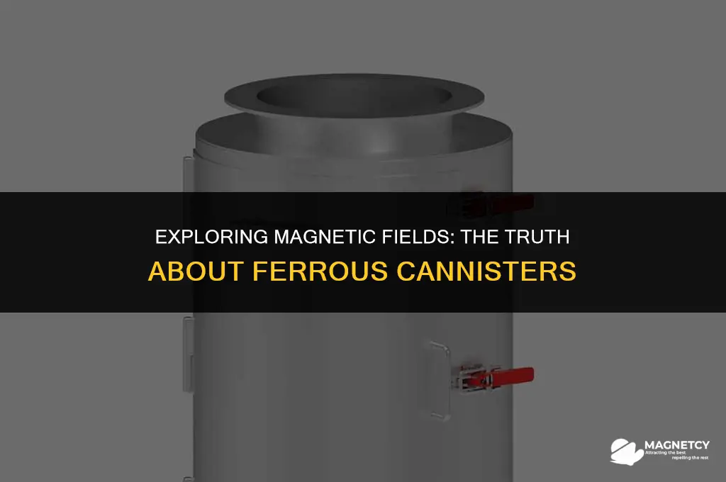 does a ferrous cannister contain a magnet