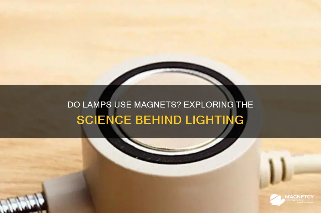 does a lamp use magnets