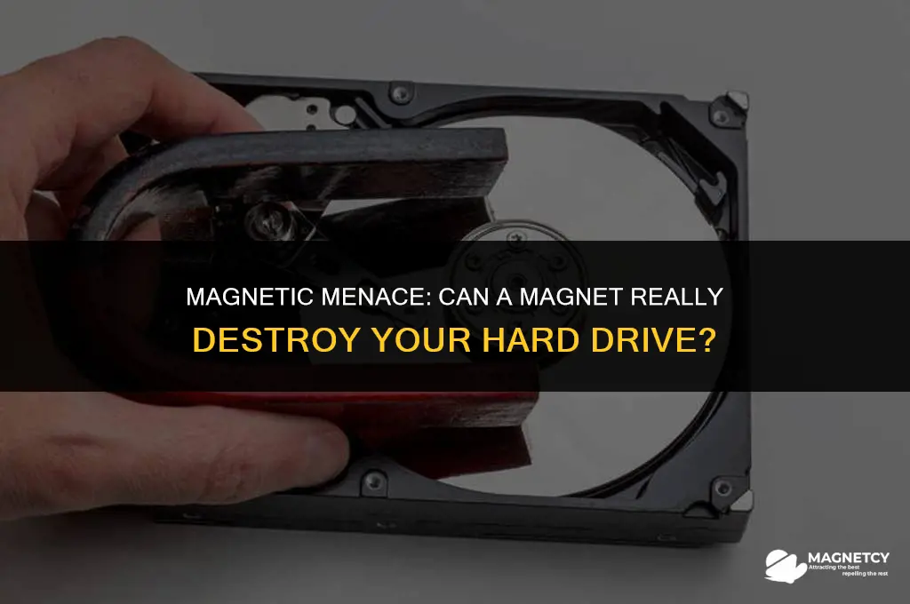 does a magnet destroy a hard drive