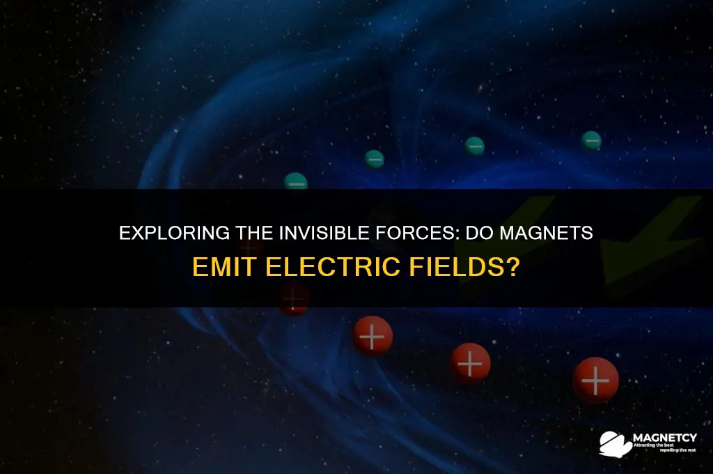 does a magnet emit electric field