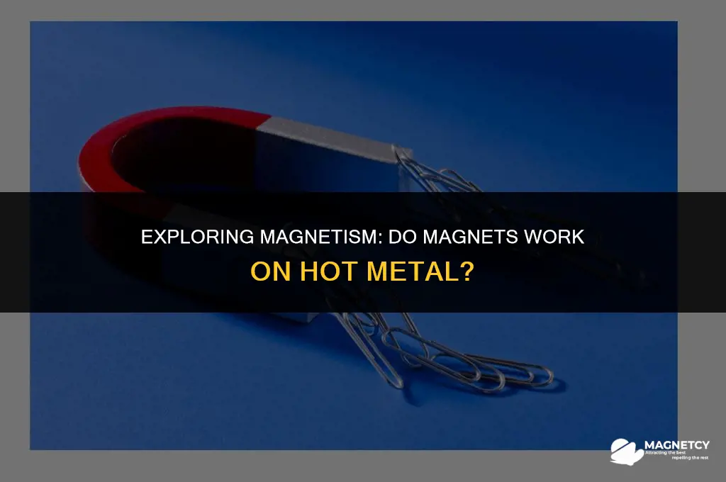 does a magnet work on hot metal