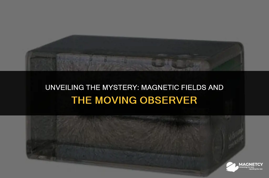 does a moving observer see a magnetic field