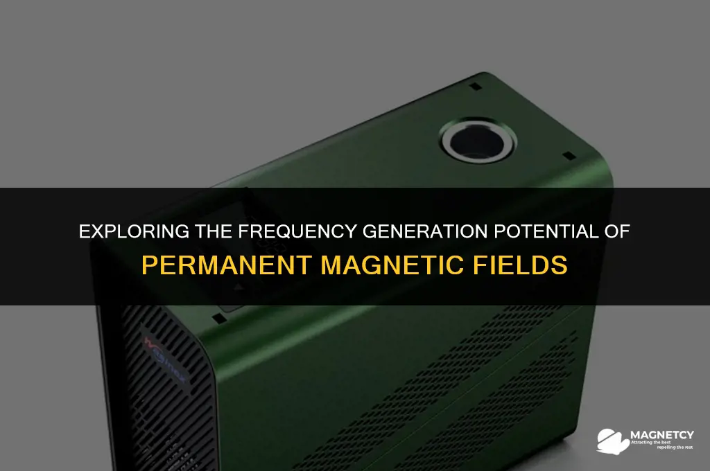 does a permanent magnetic field produce a frequency