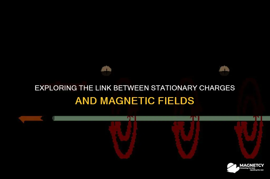 does a stationary charge et up a magnetic field