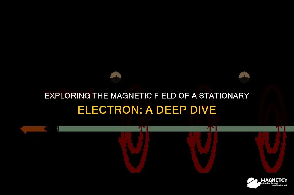 does a stationary electron have a magnetic field